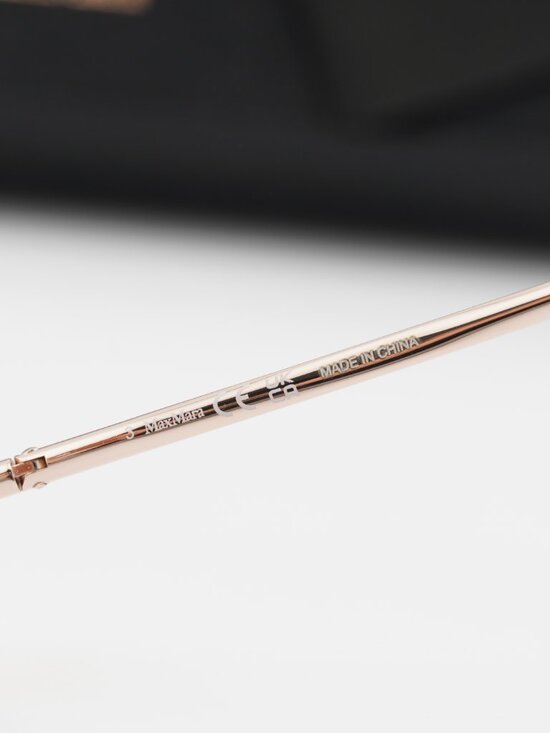 Max Mara MM5118-B 028 Square Eyeglasses - Rose Gold 58mm main image 6
